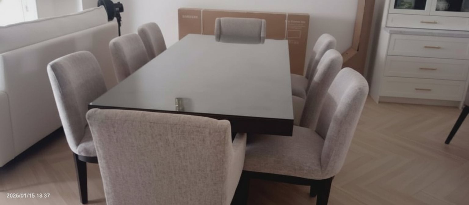 Meja sebelum servis cermin - Project 4