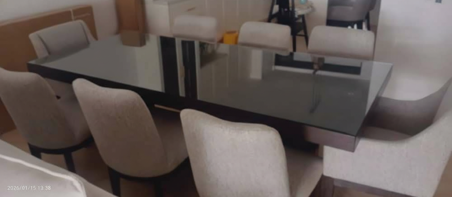 Meja selepas servis cermin - Project 4