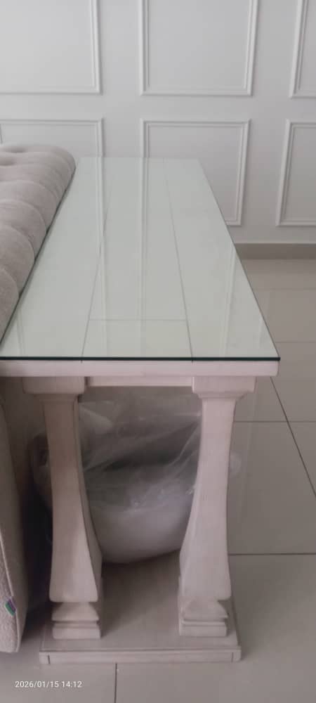 Meja selepas servis cermin - Project 5